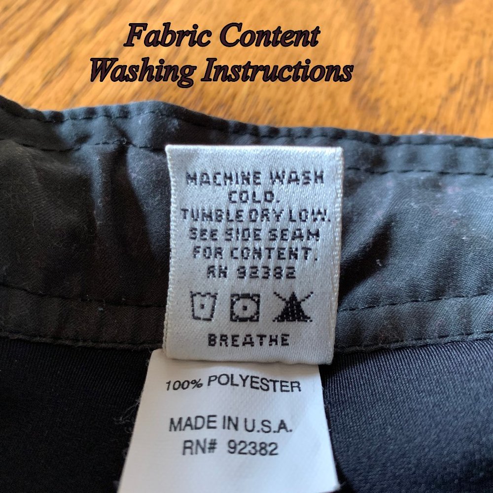 "Prana" black biking capris, EUC, Large - Picture 5 of 16